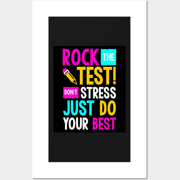 Rock The Test Wall Art by IchiVicius